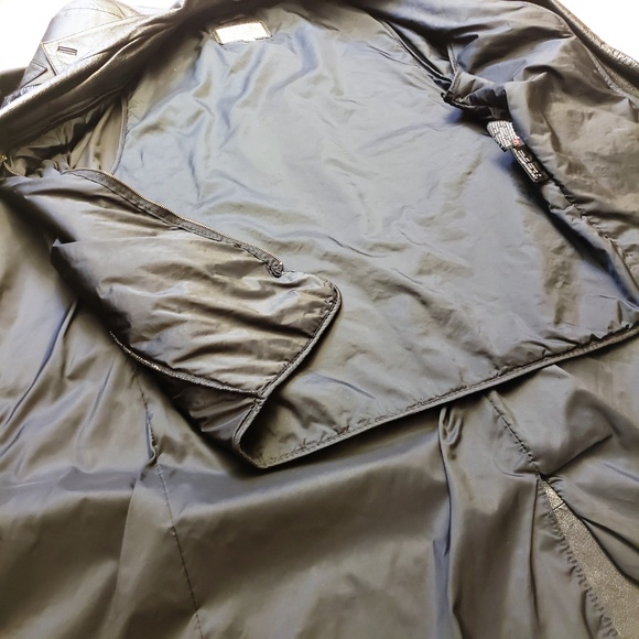 Pelle Studio Black Leather Trench Coat by Wilsons - Picture 4 of 8